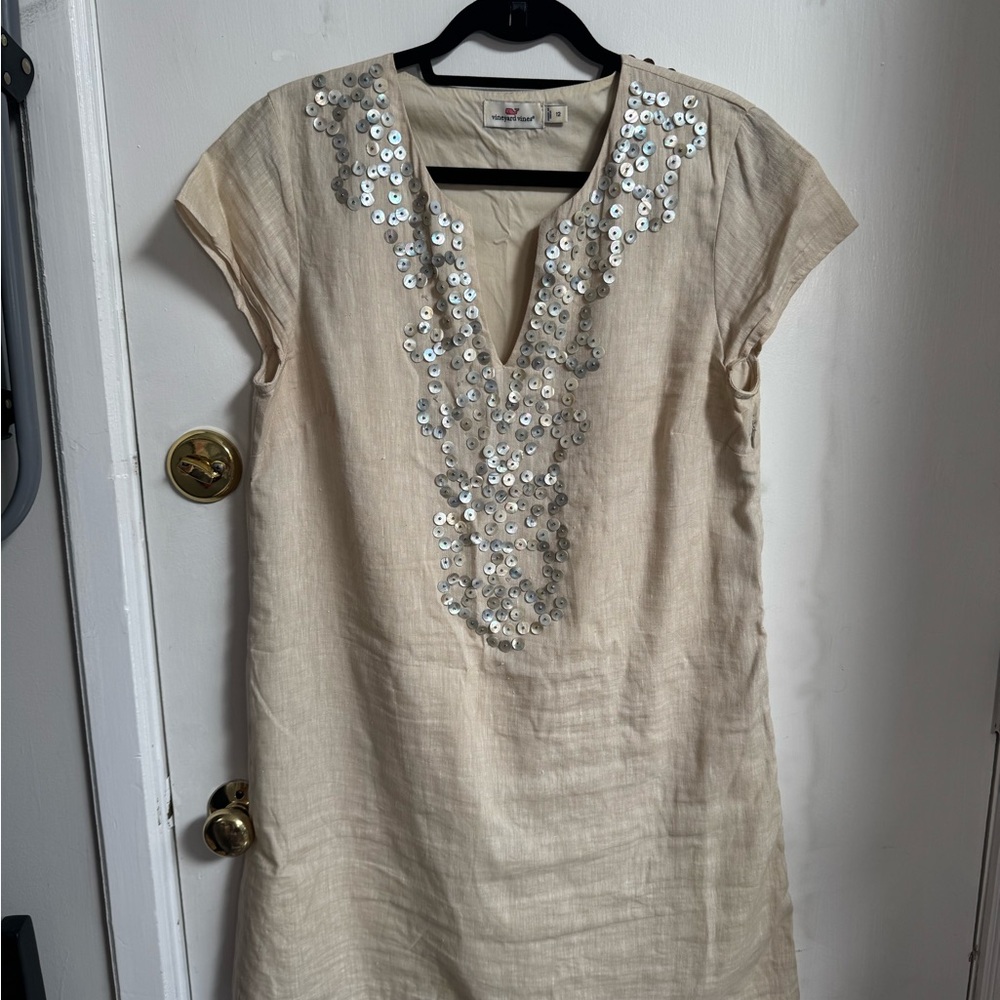 Vineyard Vines Cream Dress